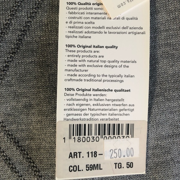 Benigni Merino Sweater 50 - Picture 4 of 6